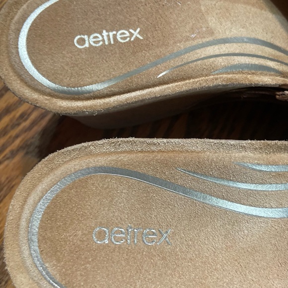 Aetrex Cora Slip on Wedge Sandal 10.5 - Picture 6 of 11